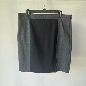 DKNYC Black & Grey Pencil Skirt